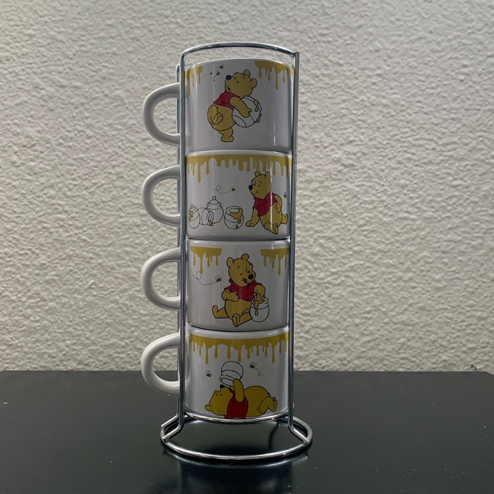 NWOT Winnie the Pooh Espresso Cup Set